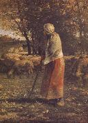 Jean Francois Millet Shepherdess oil painting on canvas